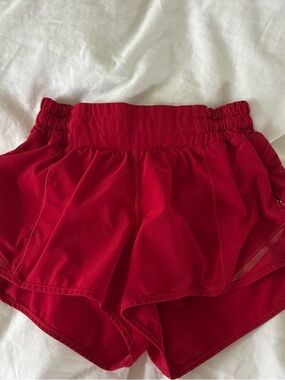 lululemon athletica Red Women's Athletic Shorts